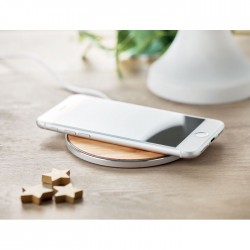 Chargeur sans fil en bambou Despad 