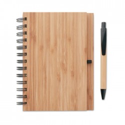 Carnet et stylo en bambou      MO9435