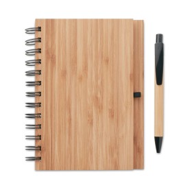 Carnet et stylo en bambou      MO9435