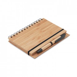 Carnet et stylo en bambou Bambloc 