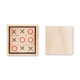 Jeu de morpion en bois Tic Tac Toe 