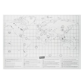 Carte du monde à gratter ref MO9736