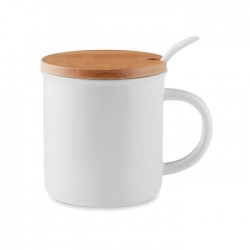 Mug porcelaine avec cuillère Kenya 