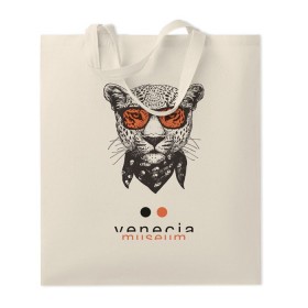 Sac shopping coton 140gr/m² Marketa + 